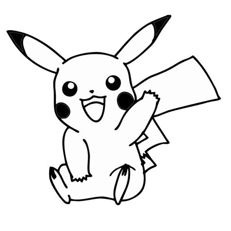 desenhos para colorir picachu|Desenhos do Pikachu para Imprimir e Colorir